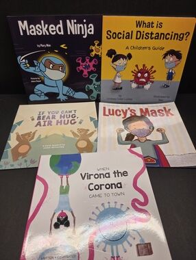 Lot Of 5 Covid Kids Books Like New
